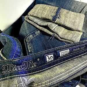 Miss Me denim crop Capri size 30